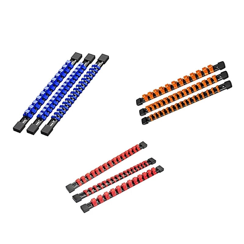 3PCS Set Socket Socket Holder for 1/4" 3/8" Clips