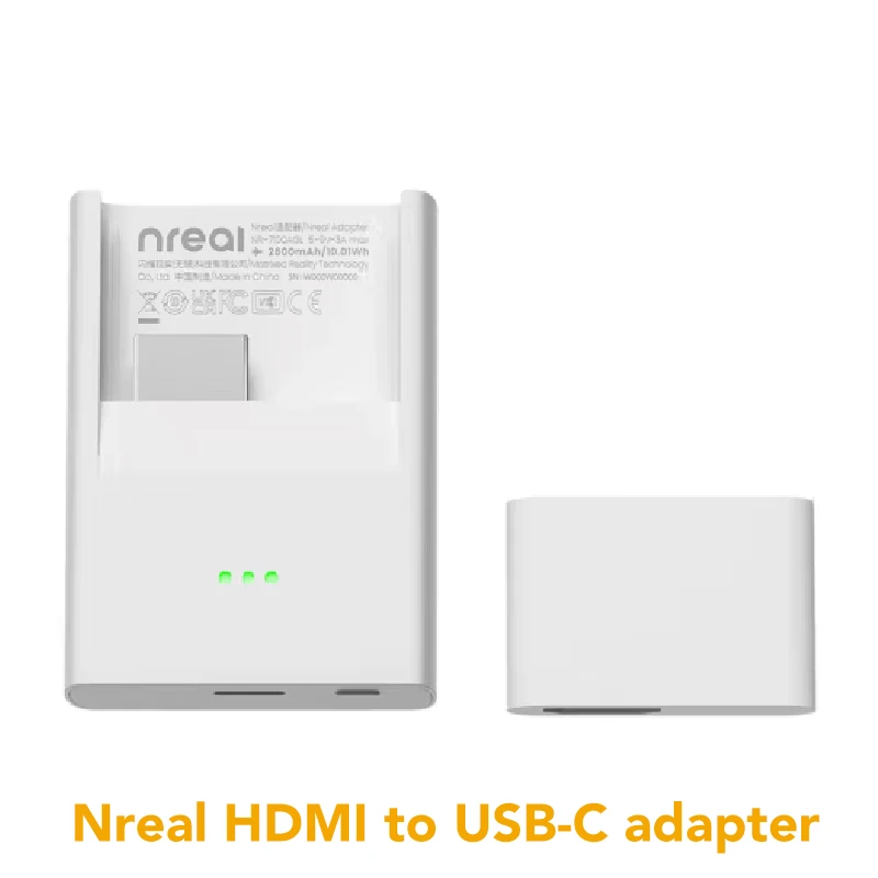 Nreal Air HDMI Adapter Connects Lightning Nreal HDMI to USB C Adapter Compatible Nintendo Switch Playstation 4 Slim/5 And Xbox S