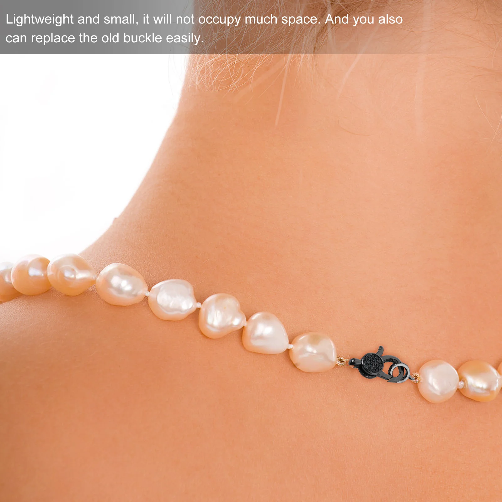 2Pcs Lobster Claw Clasp Alloy Lightweight Connectors for DIY Bracelet Necklace Jewelry Accessories Lobster Claw Clasp