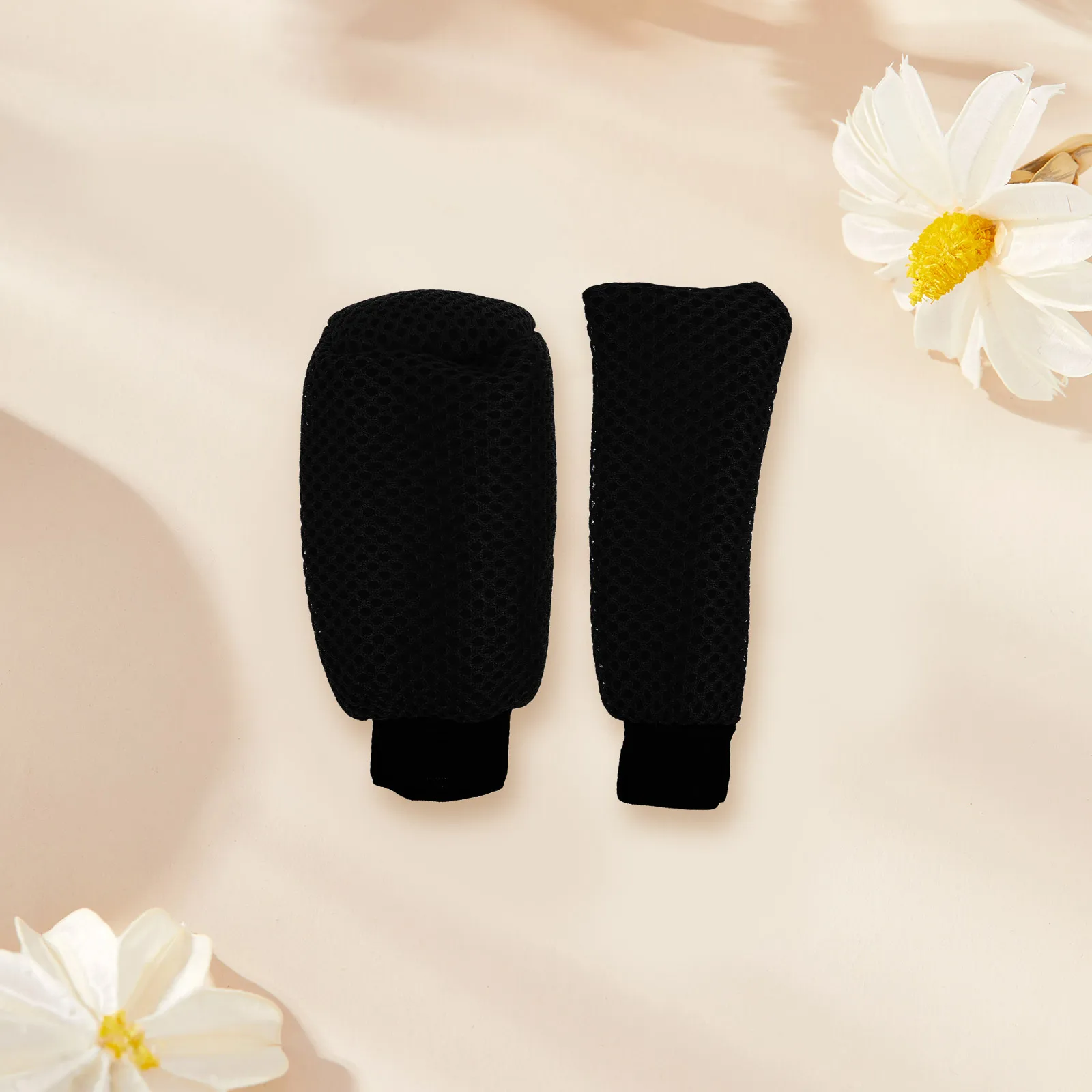 

3 Sets brake Gear H Cover Lever Cover Universal Mesh Sleeve Antislip Gear Shift Knob Protector Car Decor