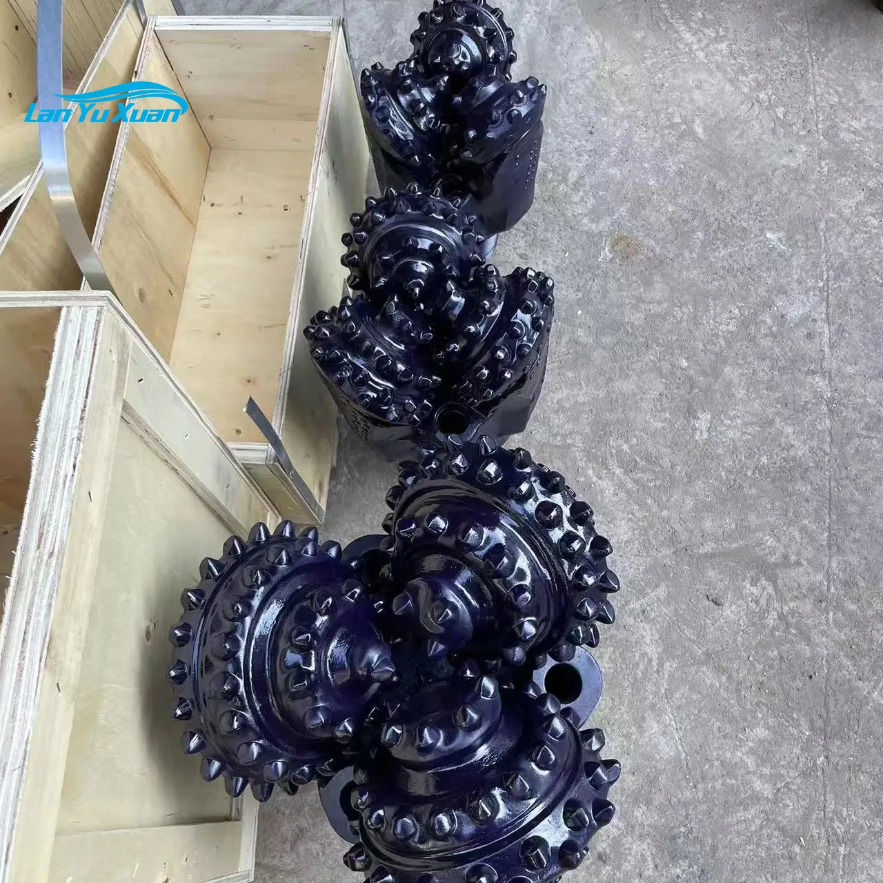 Rock Tricone mata bor pabrik IADC537 10 inci 8 3/4 inci 50 produk panas besi 2019 alat pengeboran penempaan air sumur ANBIT