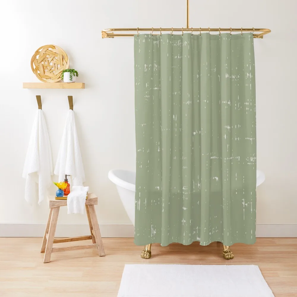 

Sage Green Textured Minimalist Shower Curtain Bathroom Accessory Shower Sets For Bathroom Shower Set Bath Curtain