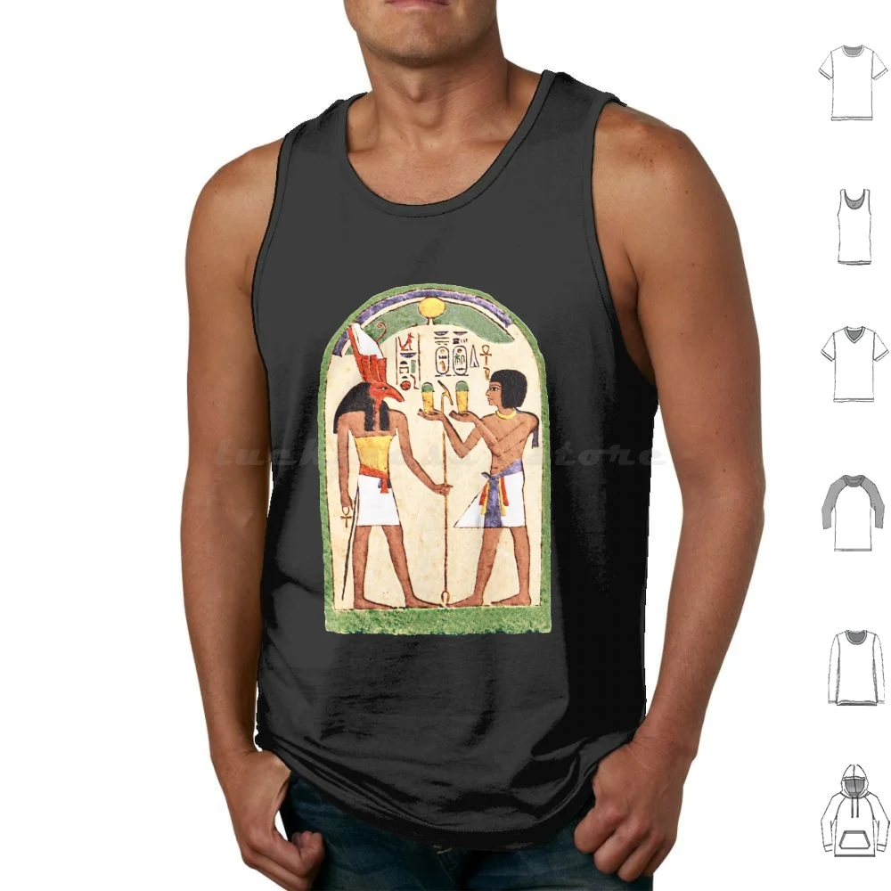 Rameses I Offering To Set Stele. ( Repainted ) Tank Tops Vest Sleeveless Ancient Egypt Egyptian Rameses Ramesses Ramses