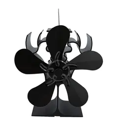 Hot sell Fireplace 5 Blades Heat Powered Stove Fan Log Wood Burner Ecofan Quiet Home Fireplace Fan Efficient Heat Distribution
