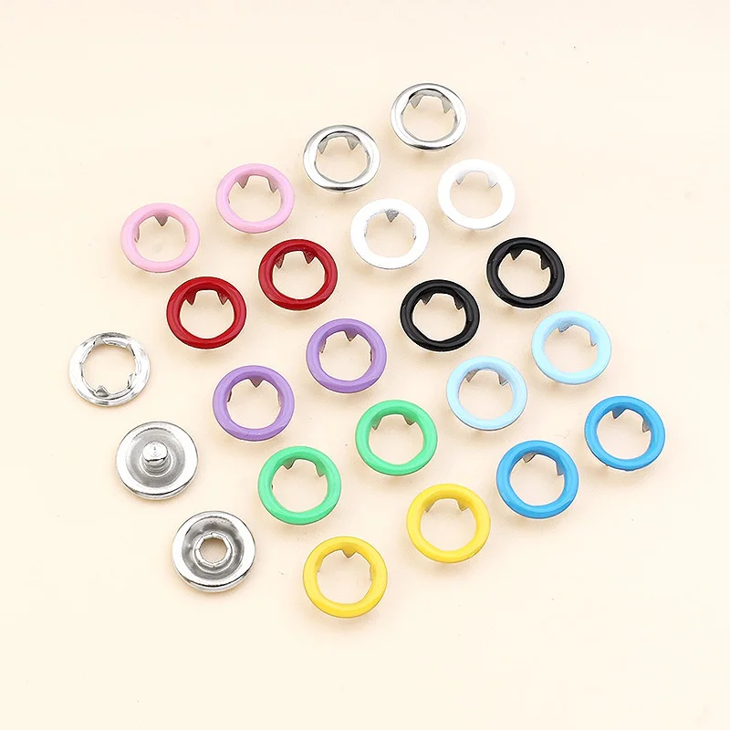 400/800PCS Plier Tool Colored Metal Buttons Snap Sewing Button Thickened Snap Fastener Kit DIY Craft Supplies Bag Clothes