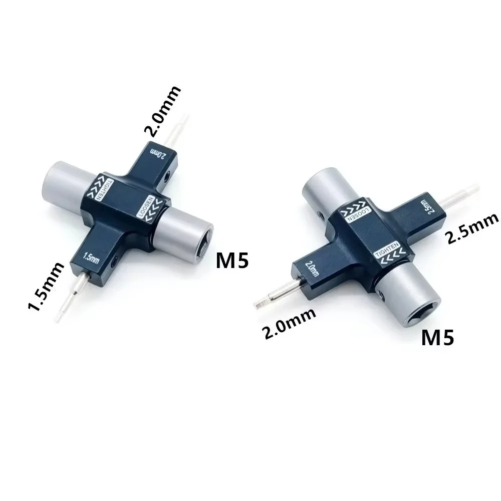 M3 M5 Ratchet Wrench Screw Nut 1.5 2.0mm Hexagon Screwdriver Quick Release Propeller Motor Prop Tool For RC Quadcopter FPV Drone