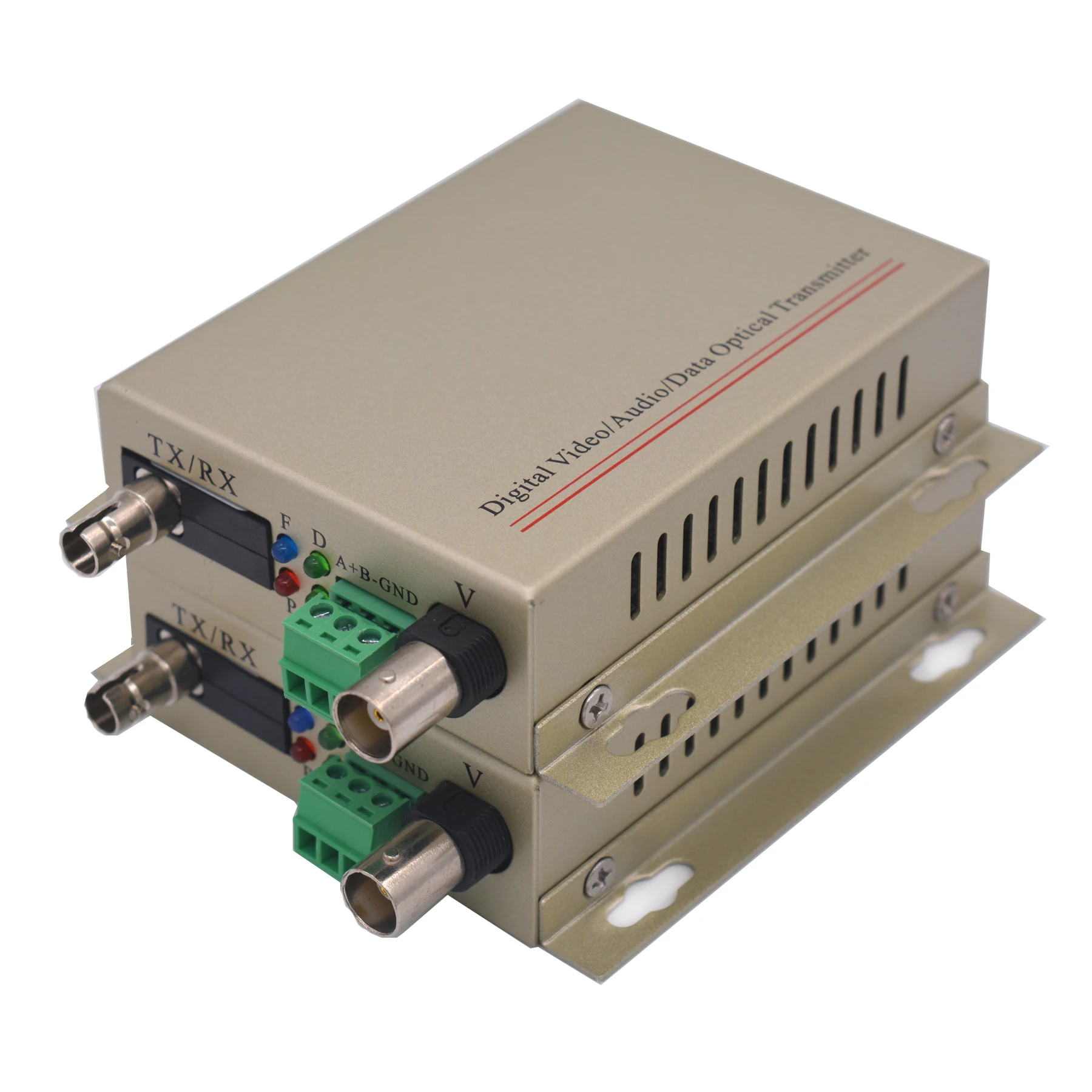 ST Multimode Analog Video Converter over Fiber Optic BNC to ST Extender Video to fiber extension Singlemode 20Km A pair