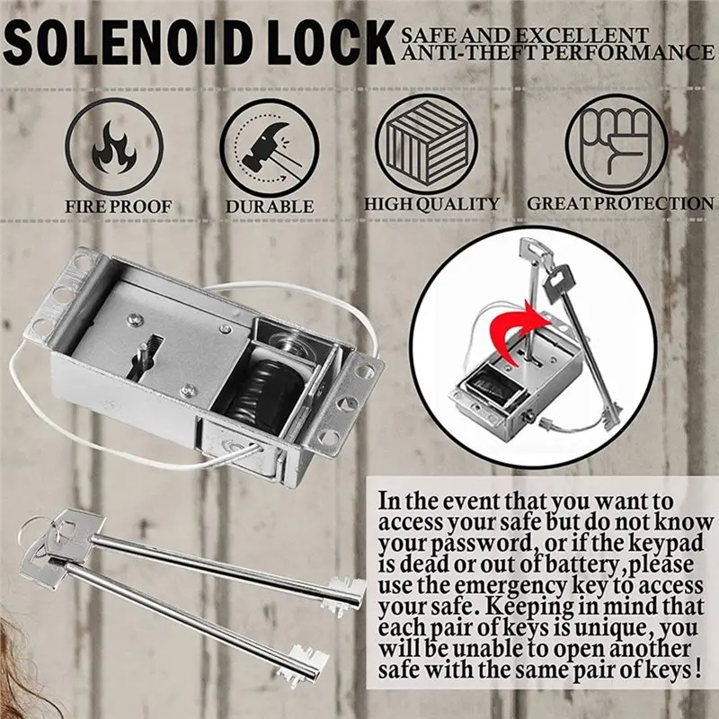 A24U Electronic Safe Lock Replacement Panel Kit