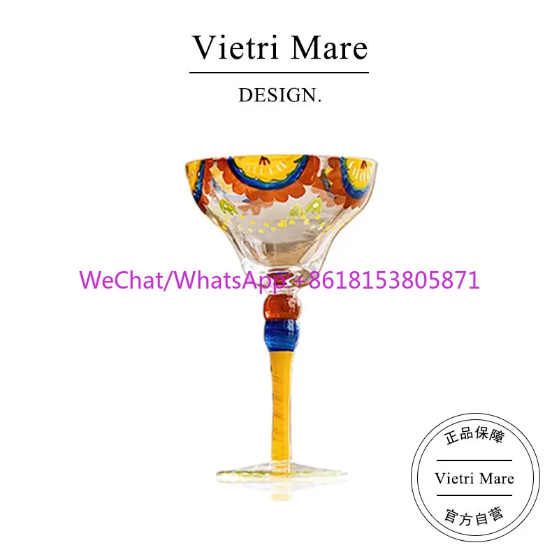 Glass Fashion Tall Cocktail Wine Glass Premium Gift