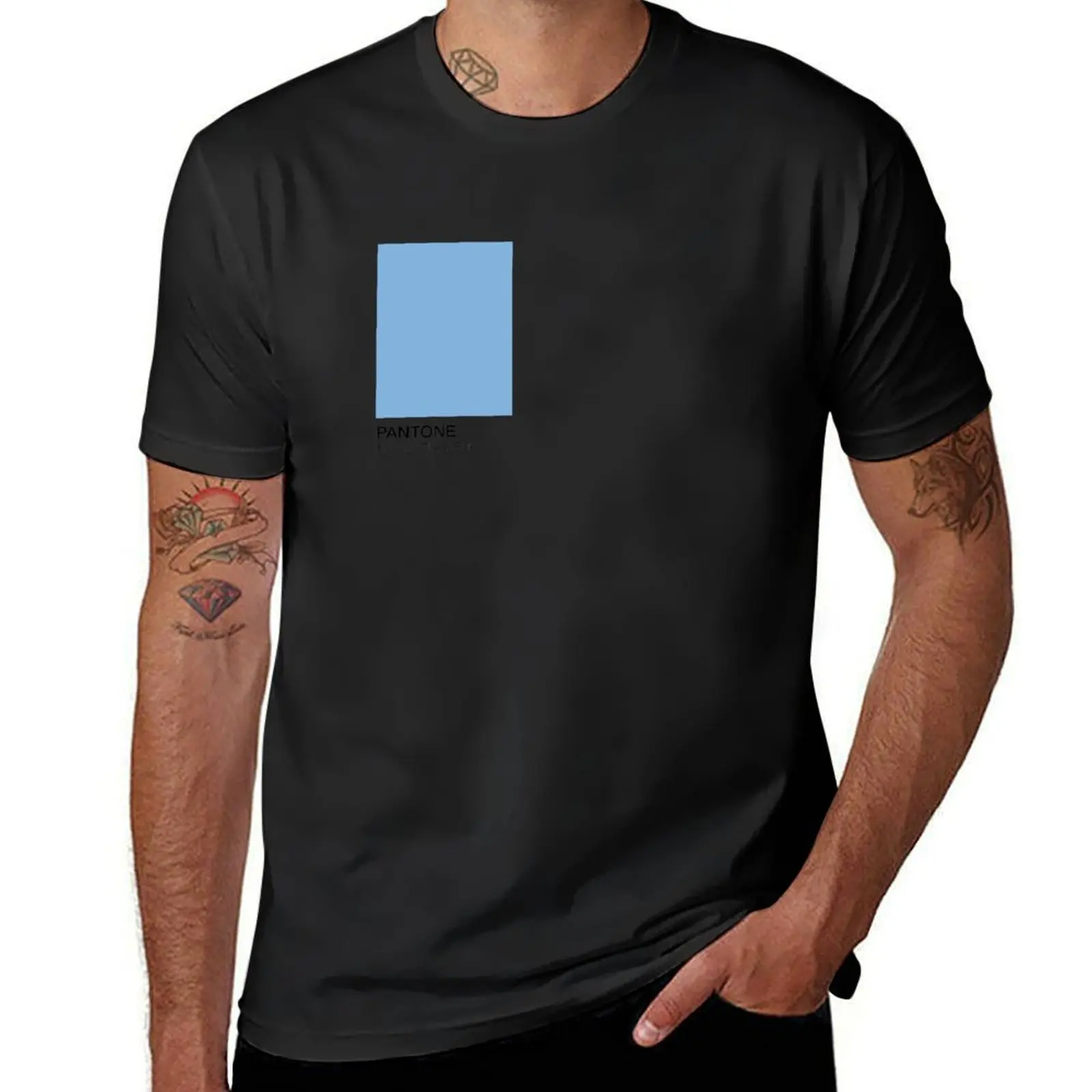 Pantone Placid Blue T-Shirt sports fans for a boy mens t shirts