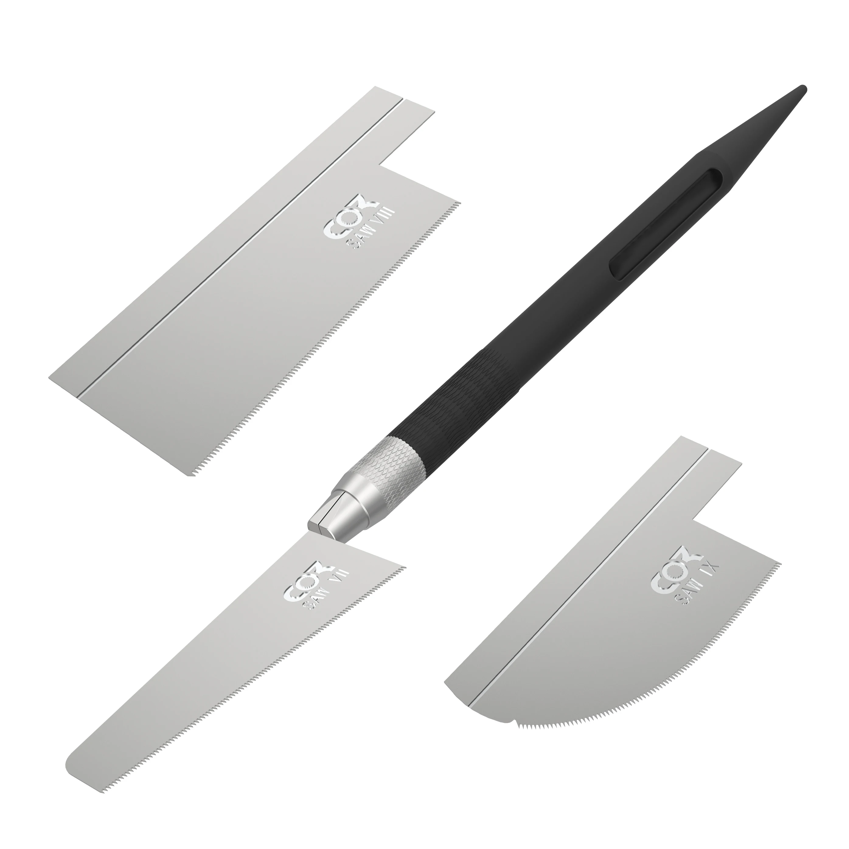 

Mini Hand Saw stainless steel Scale model kit building tools reciprocating hobby saw Handle Blade Set cutting modifying parts