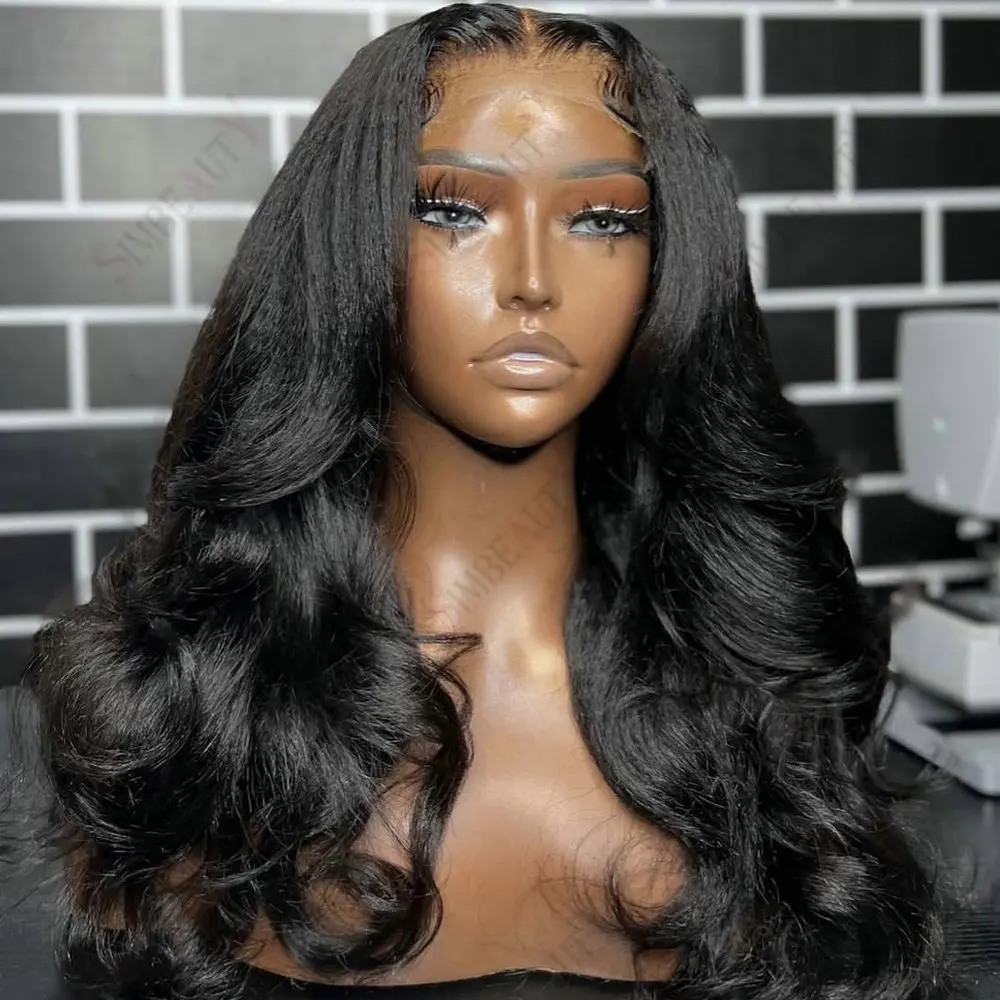 

100% человеческие волосы Remy, перуанский парик Yaky Wave, бесклеевой парик 13x6, парик спереди, выщипанный на 360, кружевной фронтальный парик, 5x5HD, кружевной женский парик