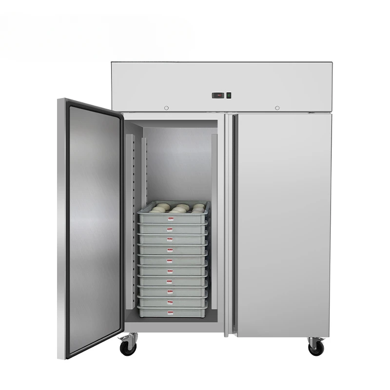 Dining Room Equipment Kitchen Stainless Steel Three-Door Refrigerator