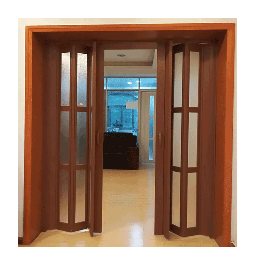 

Высококачественная внутренняя декоративная складная дверь-перегородка из ПВХ, хорошо ценная