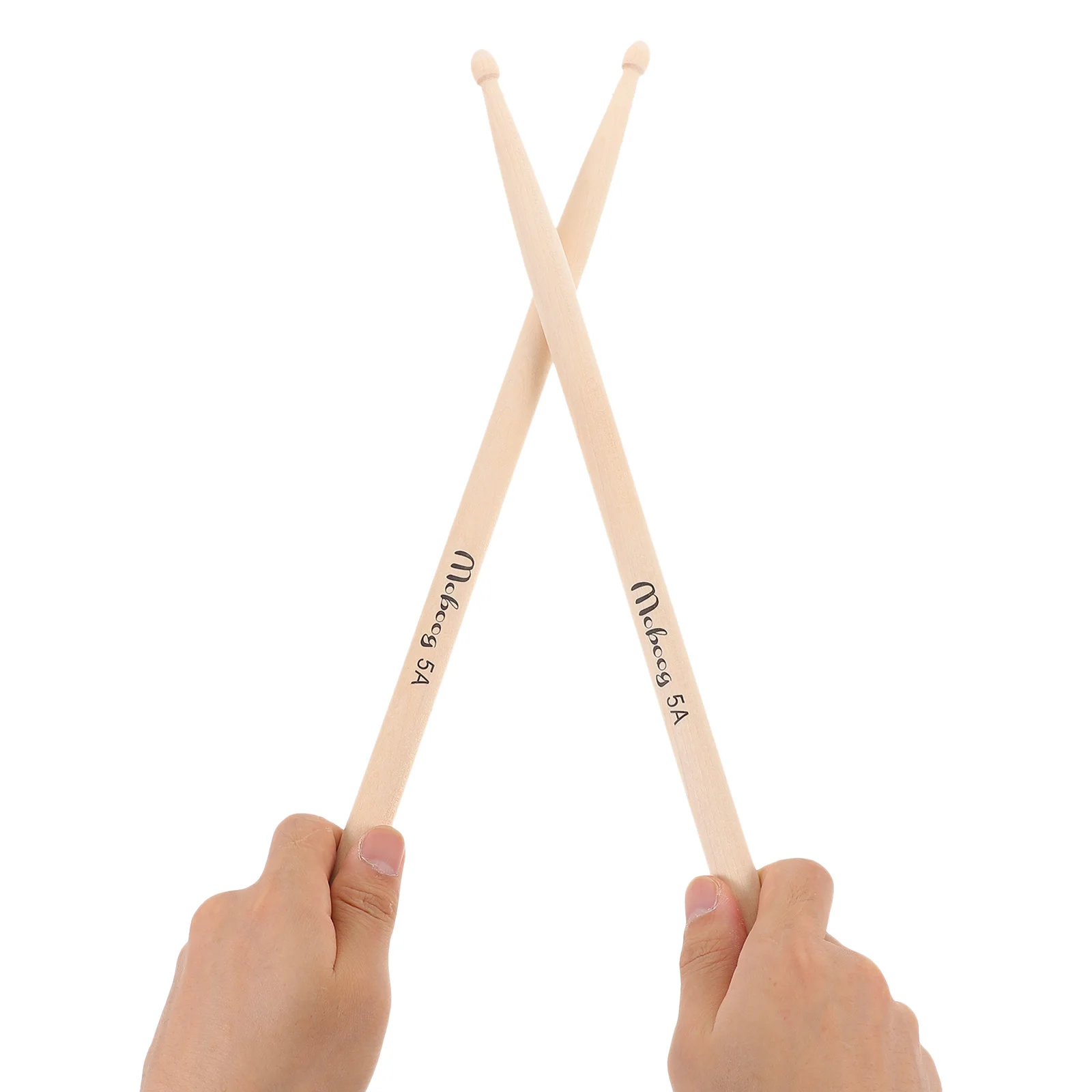 

6Pairs Maple Wooden Drum Sticks 5a Durable Lightweight Portable Smooth Surface Excellent Workmanship No Cracks Fractures
