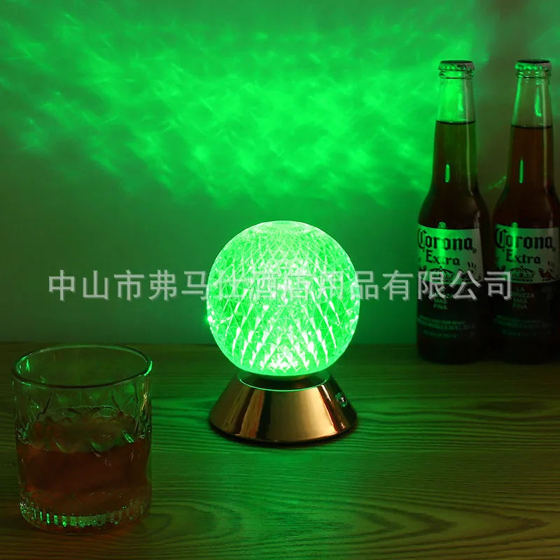 

Charging bar desktop light ktv coffee restaurant Internet celebrity atmosphere desk lamp bedroom bedside crystal night light