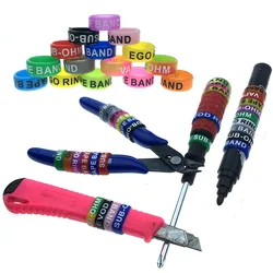 Silicone Rubber Decorative Band 13mm For Big Pen DIY Tool Butterfly knife Mini Fishing Rod Silicone Handle Band Anti Slip Ring