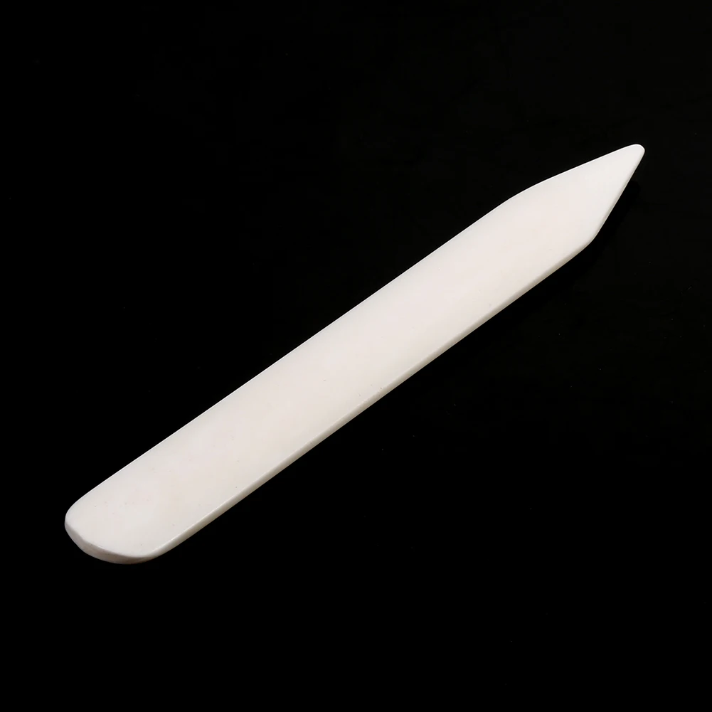 Natural Bone Folder Tool For Scoring Folding Creasing Burinishing Edges Of Leather Craft Genuine Bone Folder