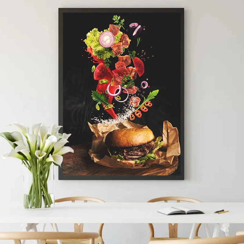 Gastronomy And Kitchen poster Food pictures restaurant decoration Canvas printing Wall decoration picture Home Room decoration