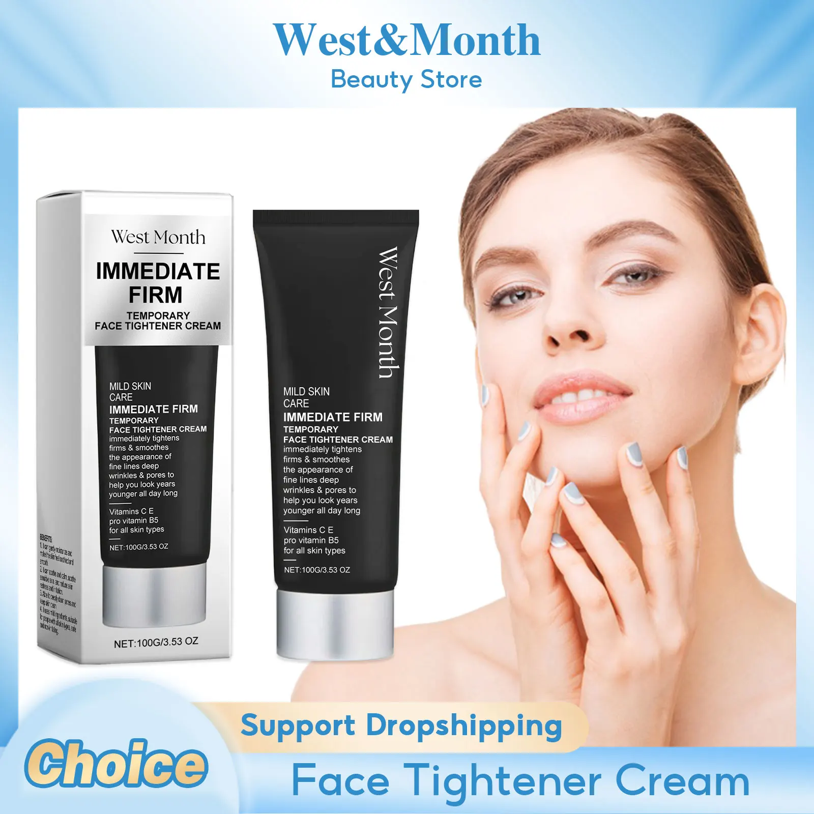 Face Tightening Cream Firming Lifting Prevent Dryness Anti-Aging Reduce Wrinkles Fade Fine Lines Smoothing Moisturizing Cream