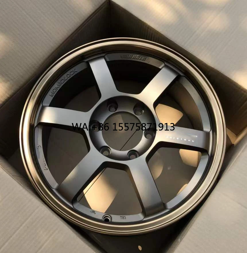 Rines Marrones ET0 6x139.7 18x9 para Inventario, Rines para 4x4 Todoterreno 6x5.5 para Toyota Hilux, GMC Sierra 1500 AT4