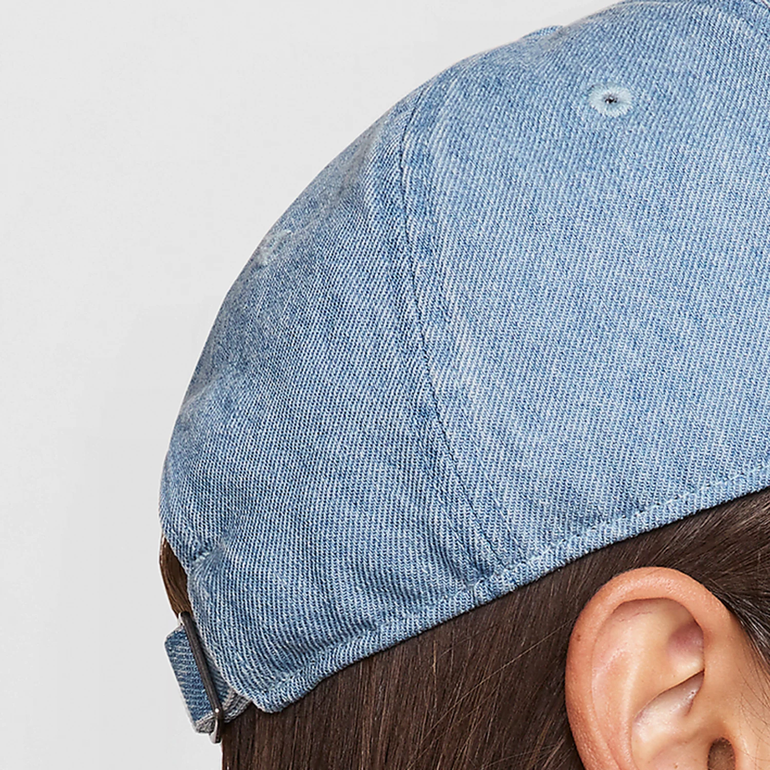 Nike genuine new men's and women's soft top denim embroidered casual baseball cap HF0383-429 view 4