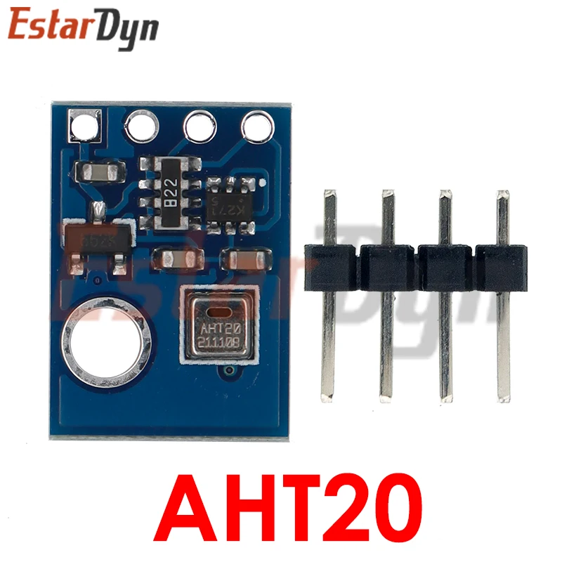 AHT10 AHT20 AHT21 High Precision Digital Temperature Humidity Sensor Measurement Module I2C Communication Replace DHT11 SHT20