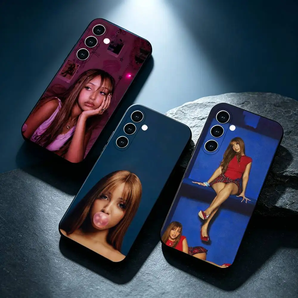 Singer P-PinkPantheress-s Fashion Black coque Phone Case For Samsung Galaxy A12,22,32,52,53,71,73, Note9,10,20 Ultra