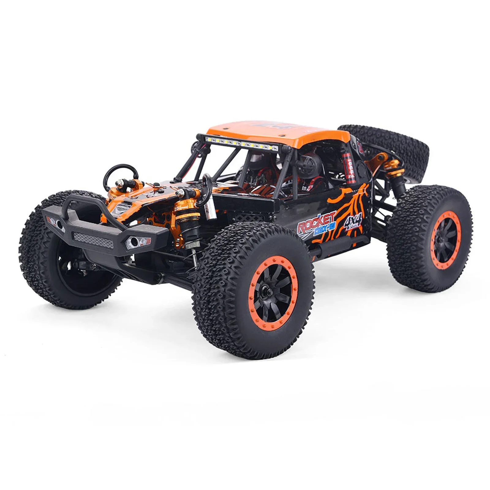 

DBX 10 1 10 RC Desert Truck 4WD 24G RTR Remote Control Off Road Buggy Brushless Orange Gift for Boys
