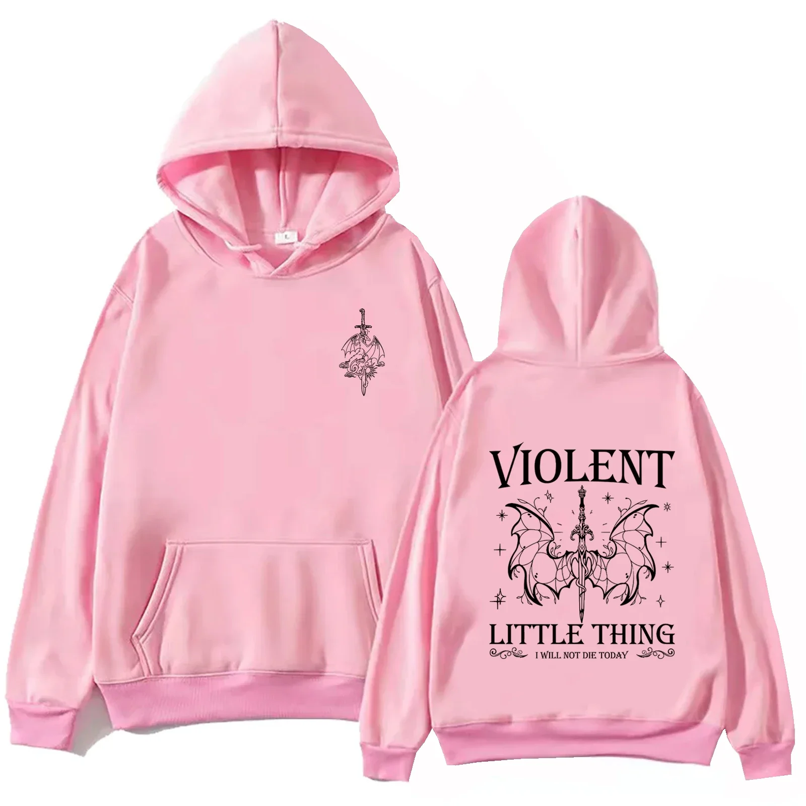 Violent Little Thing  Hoodie Tops Fourth Wing Fan Gift Sweatshirt Dragon Rider Long Sleeve Regular Spring and Summer Unisex