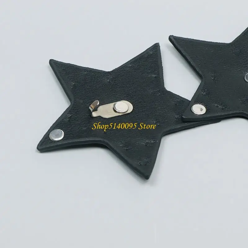 Dxae star grommet chain studs studded chain cowgirl belt สำหรับผู้หญิง proms pryt Club Party สำหรับกางเกงยีนส์ grommet
