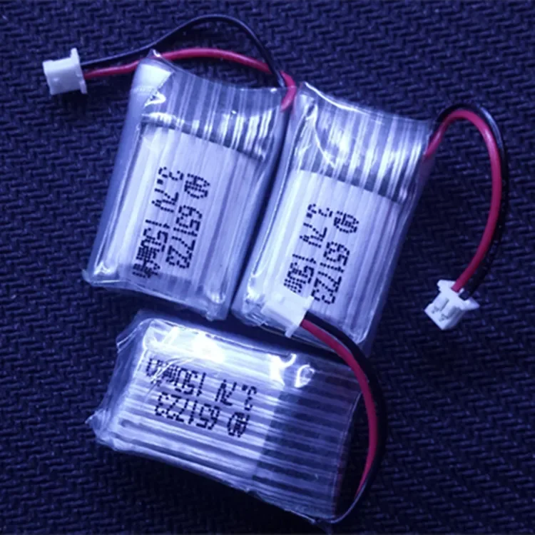 651723 모델 항공기 리모컨, 4 축 미니 항공기 배터리, 3.7V 150 용량, 고속 충전식 리튬 배터리, 신제품