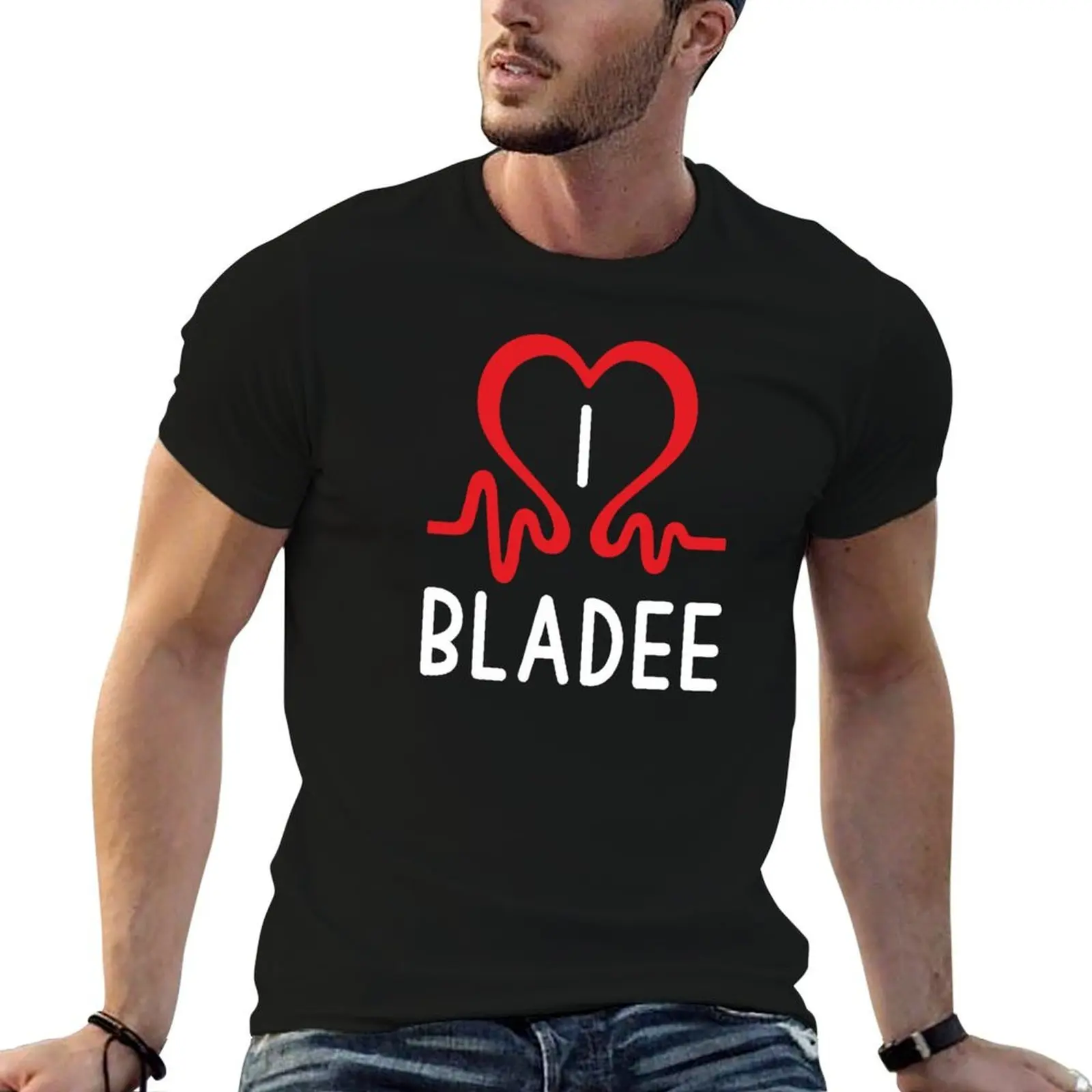 I Heart Bladee T-Shirt Luxury man tshirts personalised sweat shirts, men