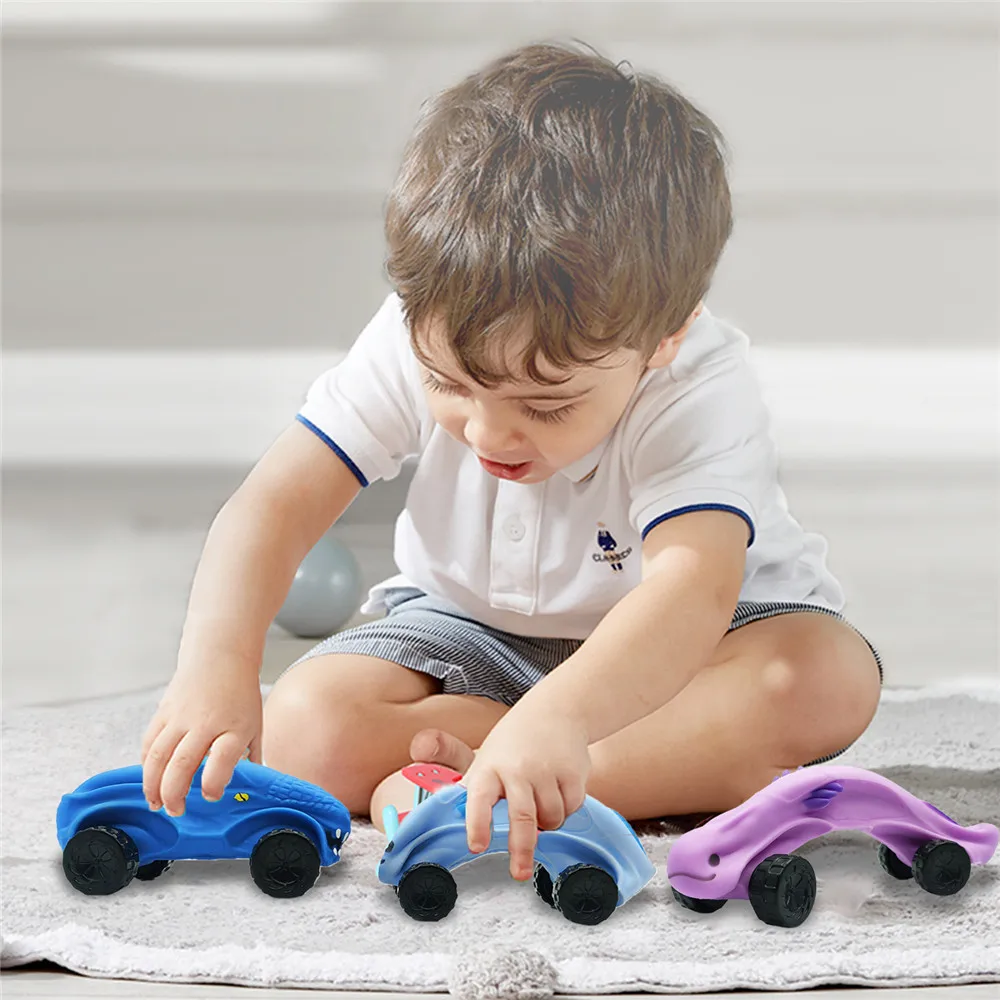 Deformed Toy Car Cute Expandable Car Toy Pinch and Pressable Slow Rebound Car Toy Squeeze Stress Relief Toy for Adults Kids