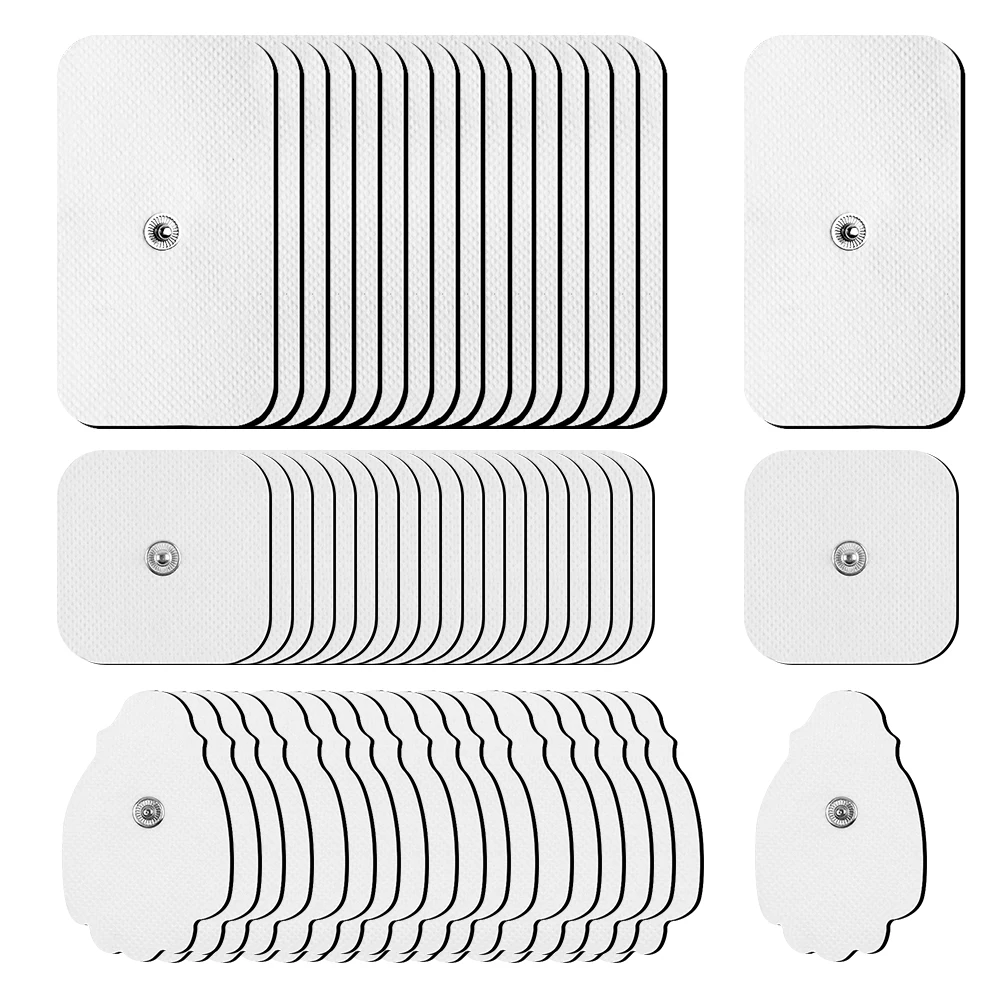 10/20Pcs Self Adhesive Electrode Pads 3.5mm Plug For Gentle Pulse Machine Sticker Neck Back Leg Muscle Massage Daily Relax Tool