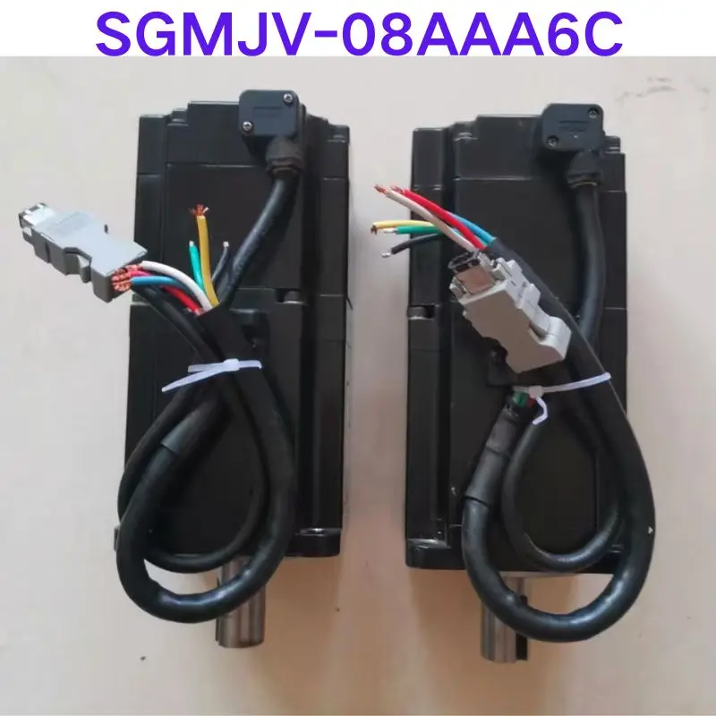 Second-hand test OK , SGMJV-08AAA6C servo  motor with holding valve