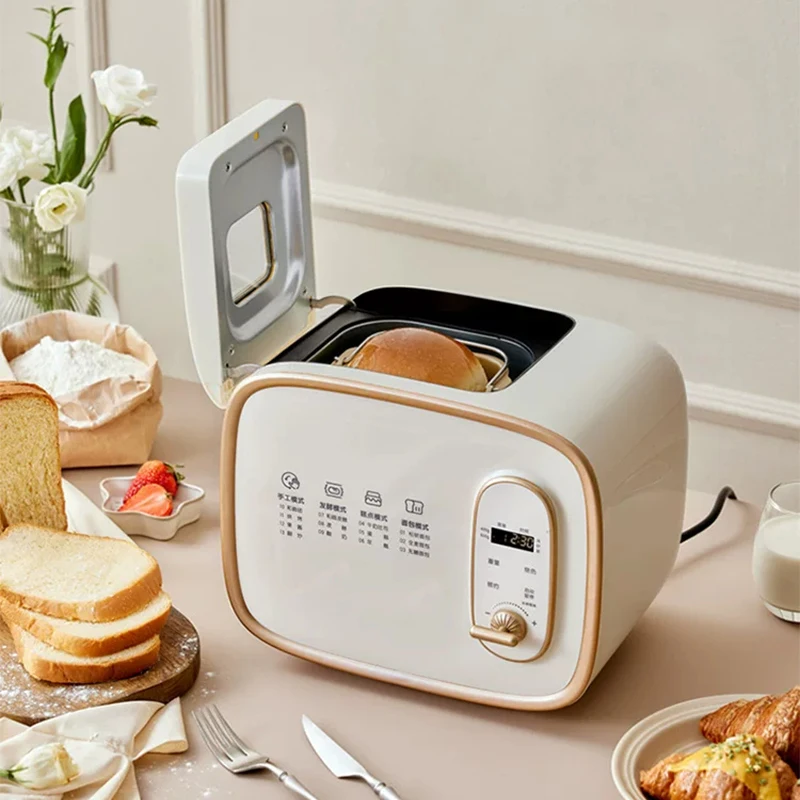 

Compact Automatic Home Bread Maker Kneads, Proofs, and Bakes Steamed Buns—Multifunctional Breakfast Machine