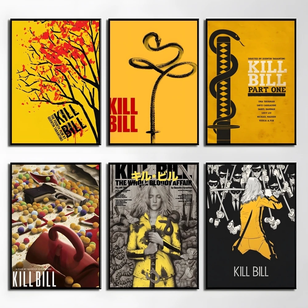 

Movie K-Kill Bill Poster Elegant And Affordable Wall Art Stickers For Dormitory Living Room And Bedroom Spaces