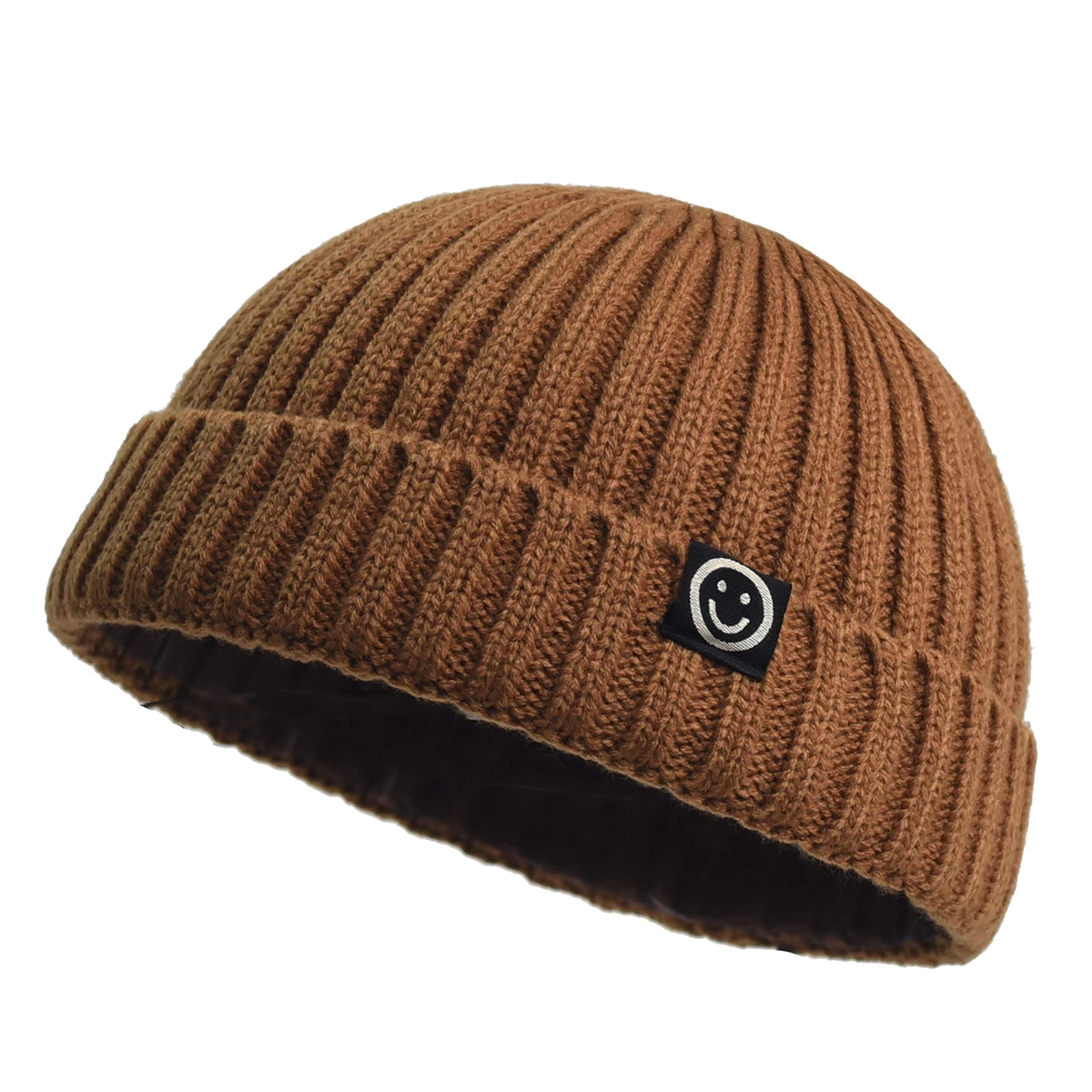 Moda Hip Hop Beanie Knitted Hat Men Skullcap Women Winter Warm Brimless Baggy Melon Cap Cuff Docker Fisherman Beanies Hats