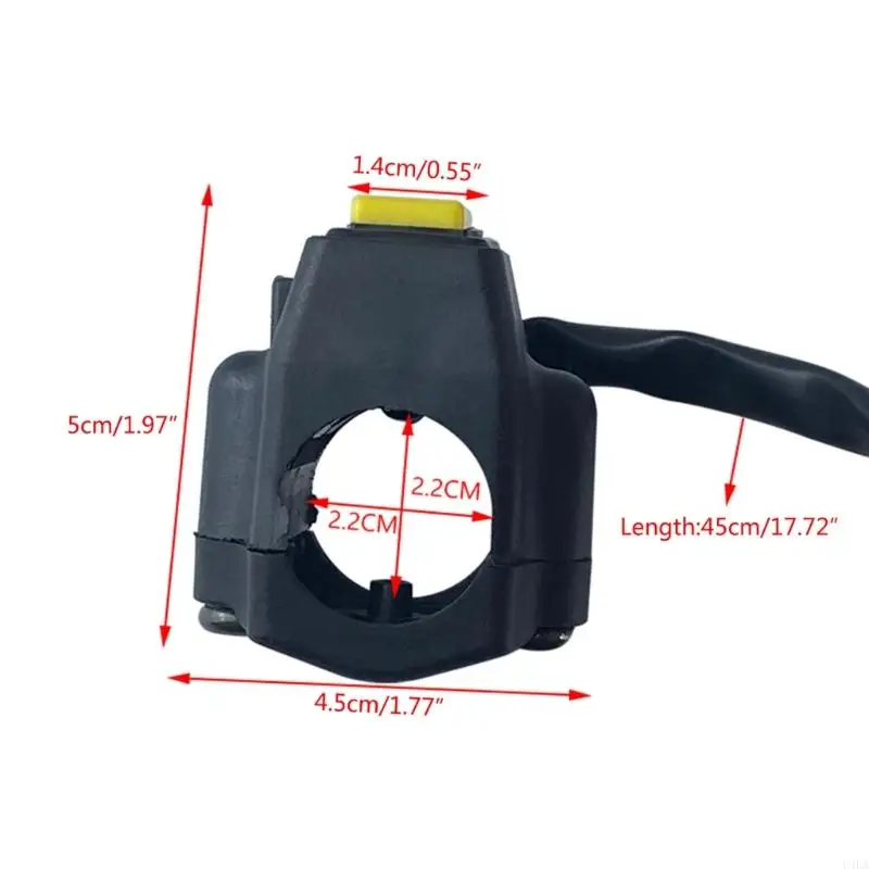 Switchbar motociclo U4LA Interruttore motociclistico Pulsante interruttore avvio accensione accensione Adatto per ATV