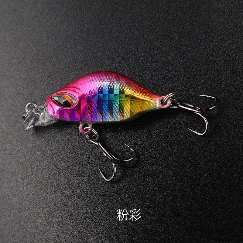 

Mini Slow Sinking Fishing Lures 3D Simulation Fish Lure Crankbaits Hard Baits for Bass Trout Freshwater Saltwater Fishing Lures