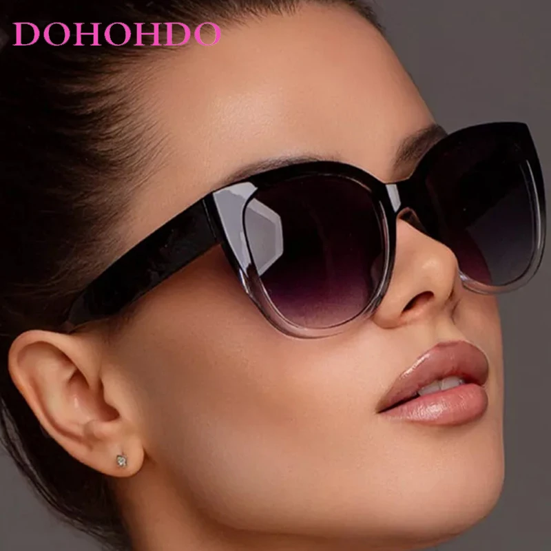 

New Fashion Big Cat Eye Sunglasses Women Fashion Brand Designer Eyeglass Man Summer Traveling Driving Shades Unisex UV400 Очки