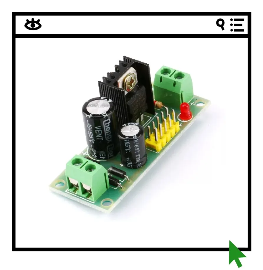 

2PCS L7805 LM7805 Three terminal voltage regulator module 5V voltage regulator module power module