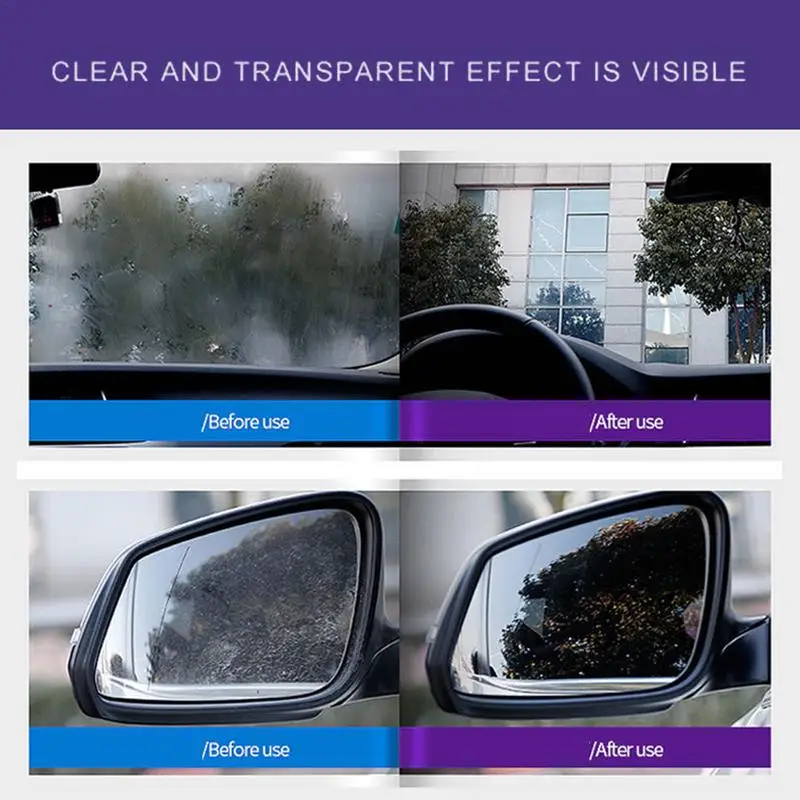 Car Glass Cleaner 30ml/50ml Auto Windshield Maintenance Spray Quick-Drying Cleaning Tool For Side Window Rearview Reflector