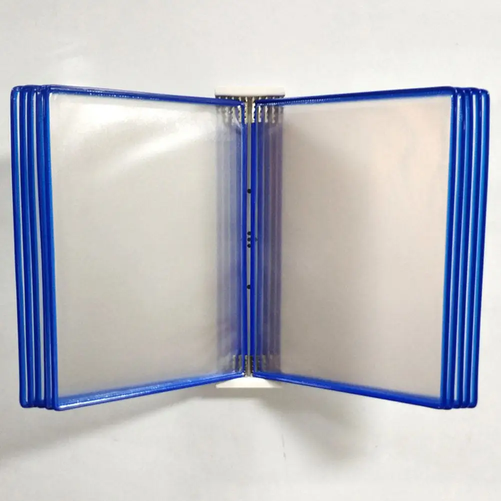 

Wall-Mounted Document Display Rack for Office Home Meeting Room School Files Container Hanging Document Rack Orderly File