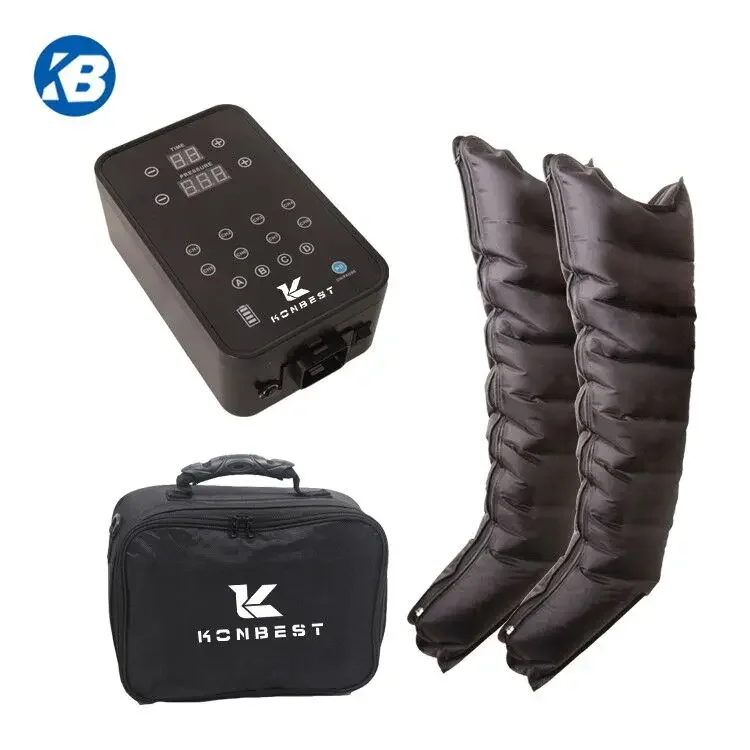 Botas de máquina de compresión fría, botas de recuperación de aire, sistema de terapia, botas de compresión de aire de piernas, 5200mah