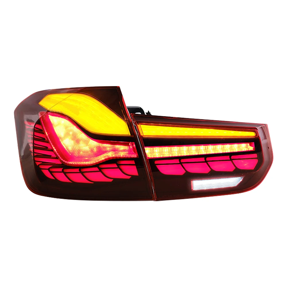 

NaviHua Car Led Tail Back Light Oled Dragon Scale Style For F30 2013-2018 Headlights Plus Smoked