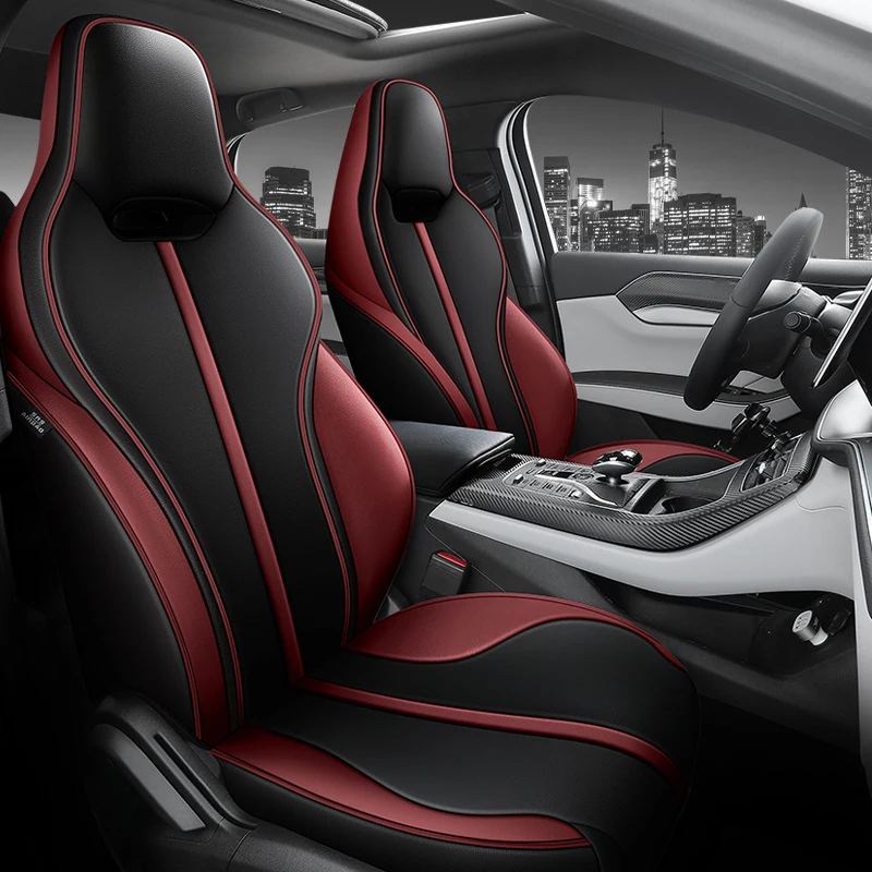 Custom Fit Car Seat Covers For BYD Qin Plus 2021-2024  interior Decoration Leather Seat Cushion Protective Full Set Accessories