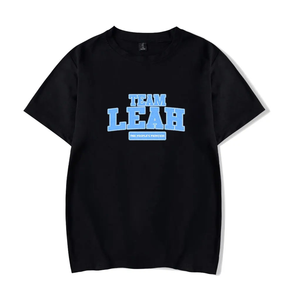 Leah Kateb Team Leah Merch Short Sleeve Tee Women Men Crewneck Fashion T-shirt Unisex Tops