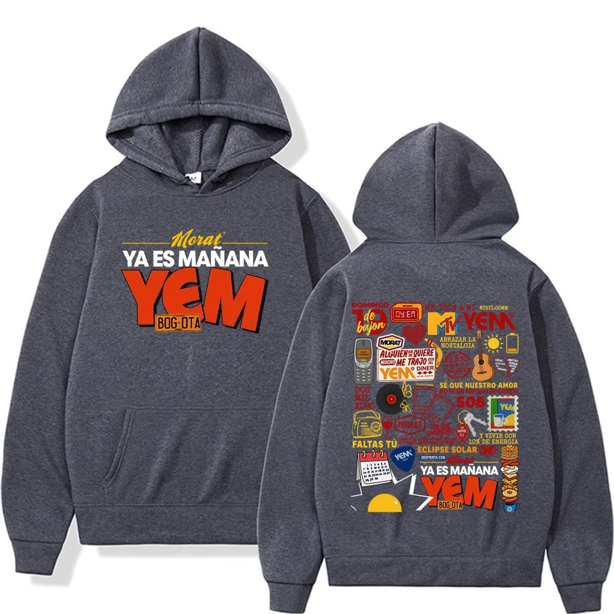 Band Morat Yem Ya Es Manana Merch Sweatshirts Men Women Fashion Hip Hop Streetwear Hoodies High Quality Casual Hoodie Pullovers